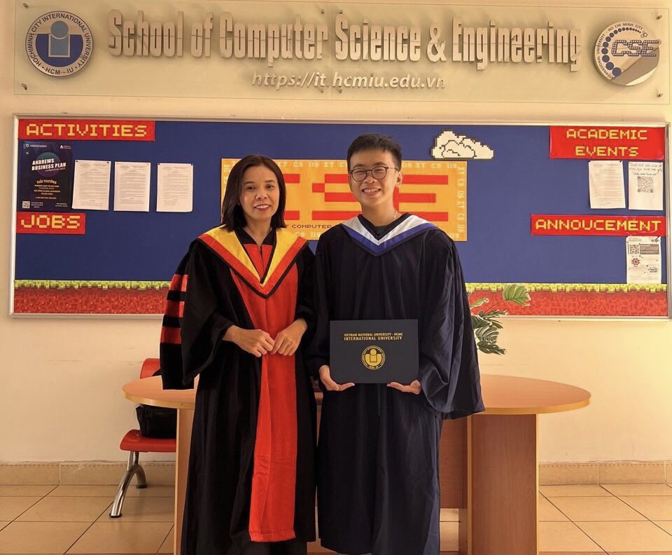 Vừa tốt nghiệp ở Việt Nam, nhận học bổng tiến sĩ khoa học máy tính tại Mỹ- Ảnh 2.