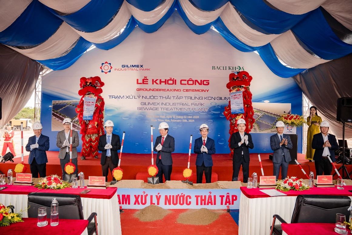 Khởi công trạm xử lý nước thải tập trung Khu công nghiệp Gilimex tỉnh Thừa Thiên Huế- Ảnh 4.