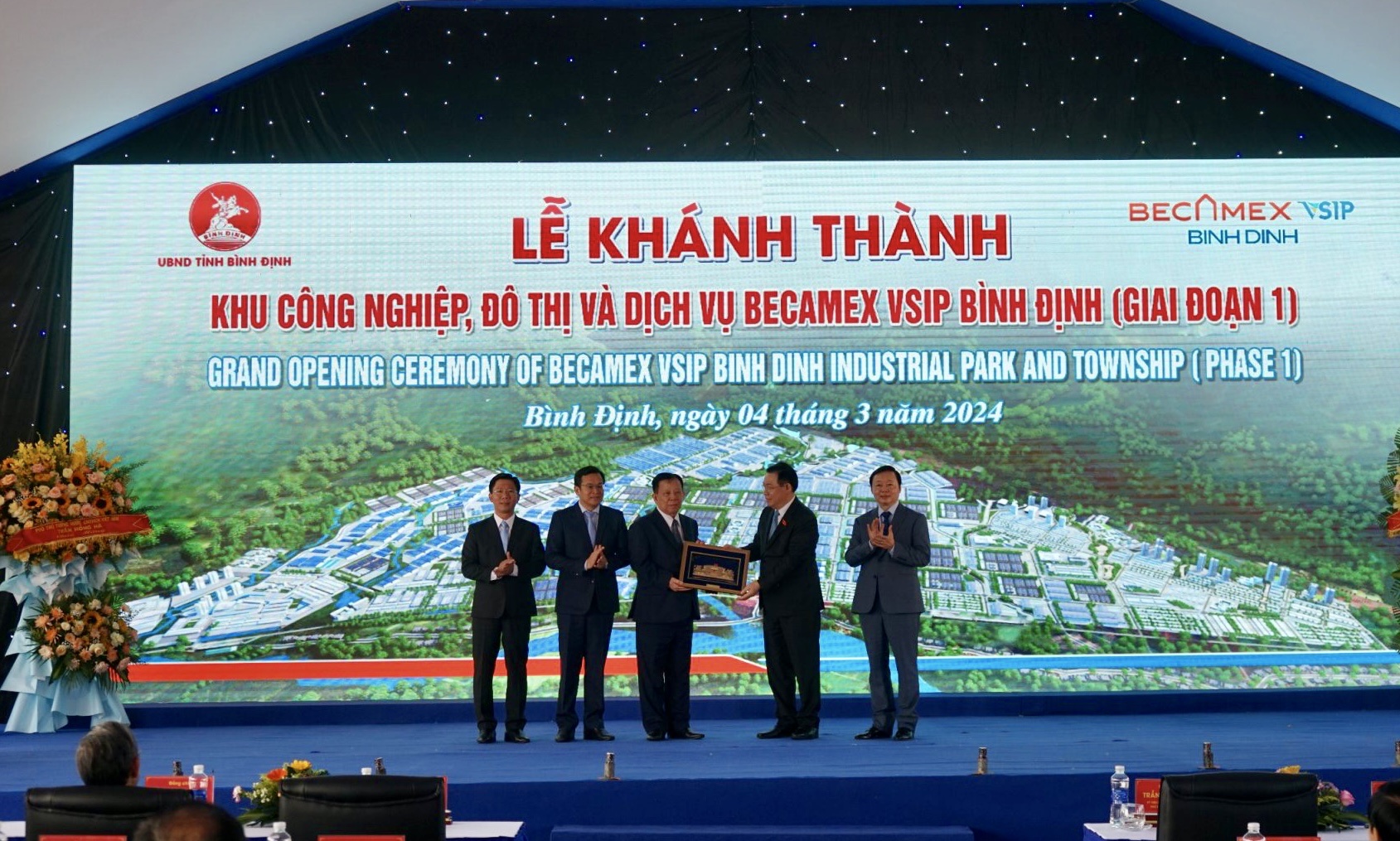 Khánh thành Khu công nghiệp, đô thị và dịch vụ Becamex VSIP Bình Định- Ảnh 3. Khánh thành Khu công nghiệp, đô thị và dịch vụ Becamex VSIP Bình Định- Ảnh 3.