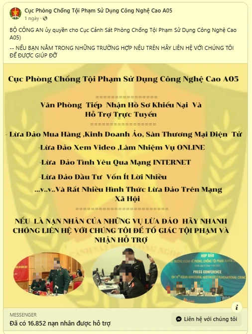 Cảnh giác các fanpage, ứng dụng giả mạo cơ quan công an Cảnh giác các fanpage, ứng dụng giả mạo cơ quan công an