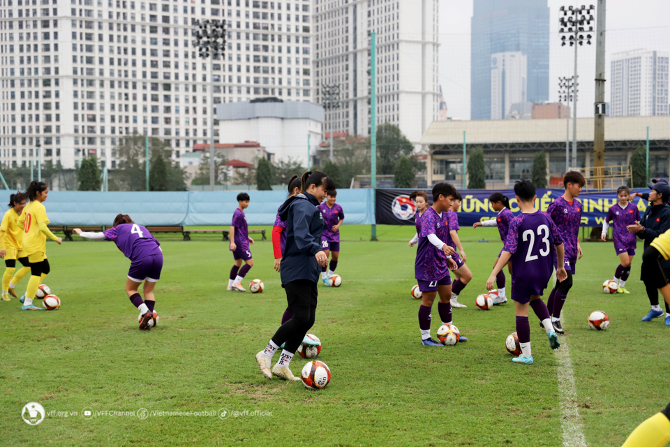 ĐT U16 nữ Việt Nam tập trung chuẩn bị thi đấu giao hữu quốc tế ĐT U16 nữ Việt Nam tập trung chuẩn bị thi đấu giao hữu quốc tế