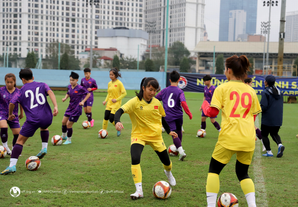 ĐT U16 nữ Việt Nam tập trung chuẩn bị thi đấu giao hữu quốc tế ĐT U16 nữ Việt Nam tập trung chuẩn bị thi đấu giao hữu quốc tế