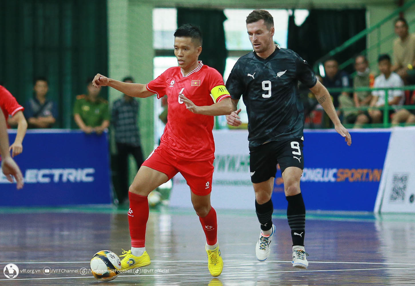 Đội tuyển futsal Việt Nam hòa New Zealand trong trận ra quân tại Giải futsal quốc tế 2024