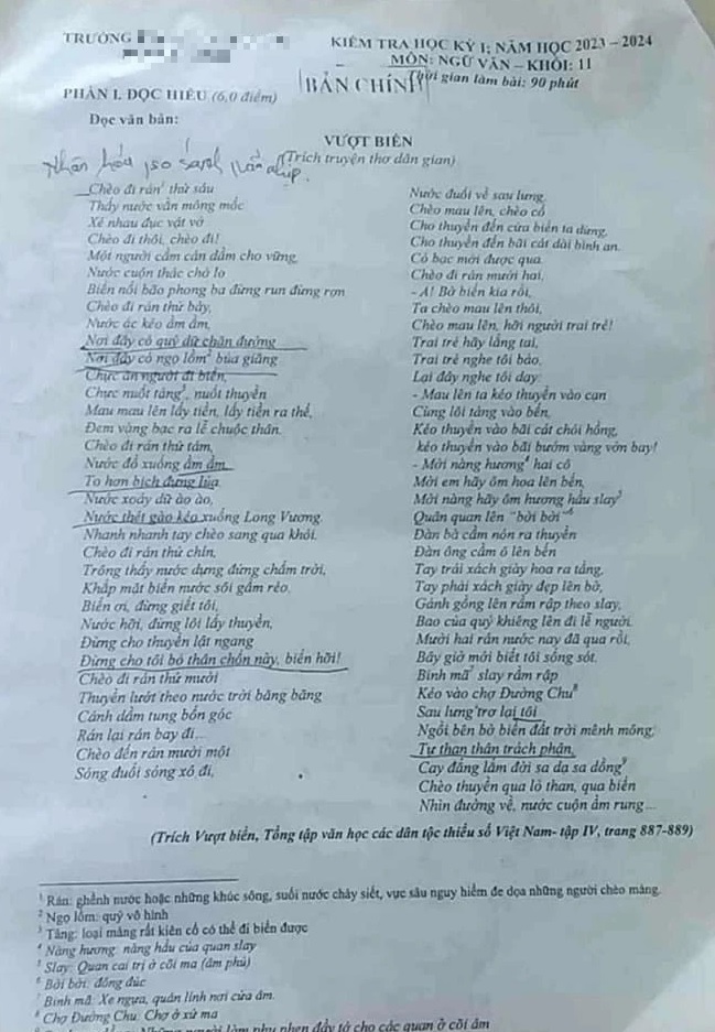 Đừng để học sinh ngợp với ngữ liệu đọc hiểu dài dằng dặc- Ảnh 4. Đừng để học sinh ngợp với ngữ liệu đọc hiểu dài dằng dặc- Ảnh 4.