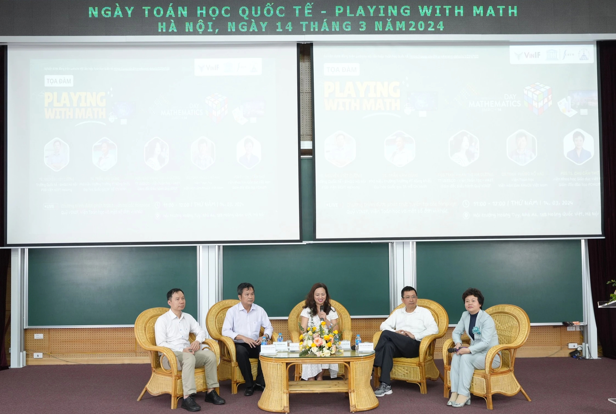 'Chơi với toán' trong Ngày Toán học quốc tế- Ảnh 3. 'Chơi với toán' trong Ngày Toán học quốc tế- Ảnh 3.