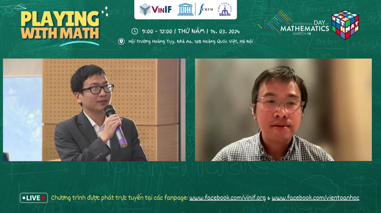'Chơi với toán' trong Ngày Toán học quốc tế- Ảnh 4. 'Chơi với toán' trong Ngày Toán học quốc tế- Ảnh 4.