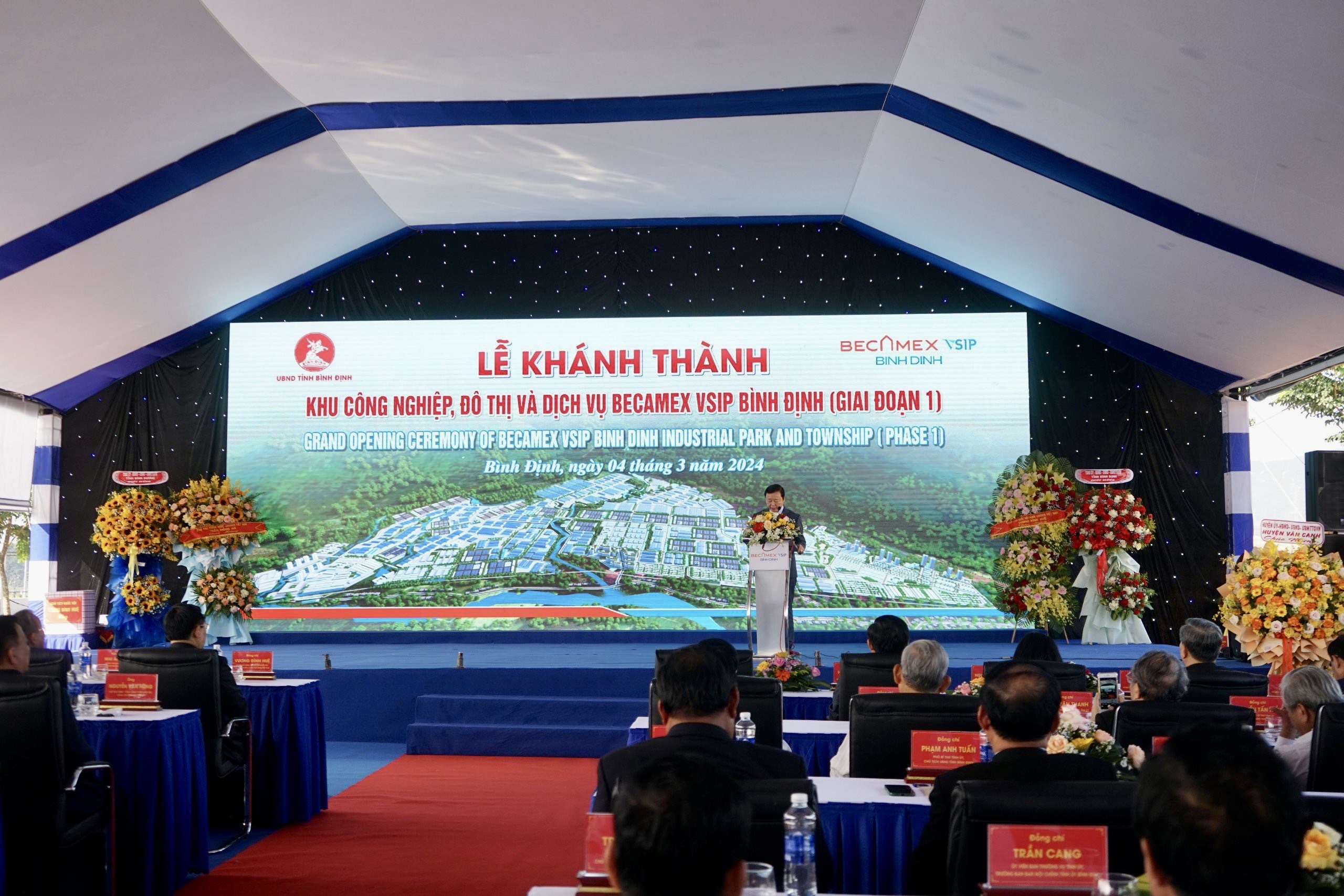 Khánh thành Khu công nghiệp, đô thị và dịch vụ Becamex VSIP Bình Định- Ảnh 2. Khánh thành Khu công nghiệp, đô thị và dịch vụ Becamex VSIP Bình Định- Ảnh 2.
