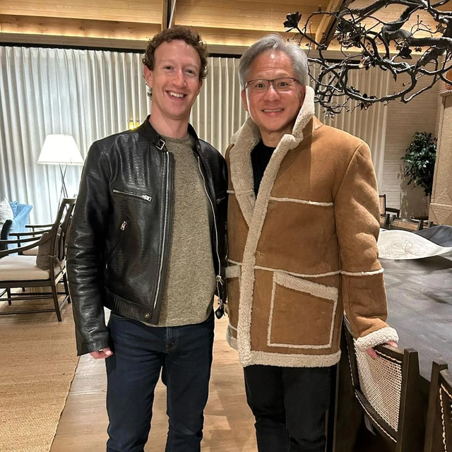 Mark Zuckerberg: Jensen Huang là Taylor Swift của giới công nghệ