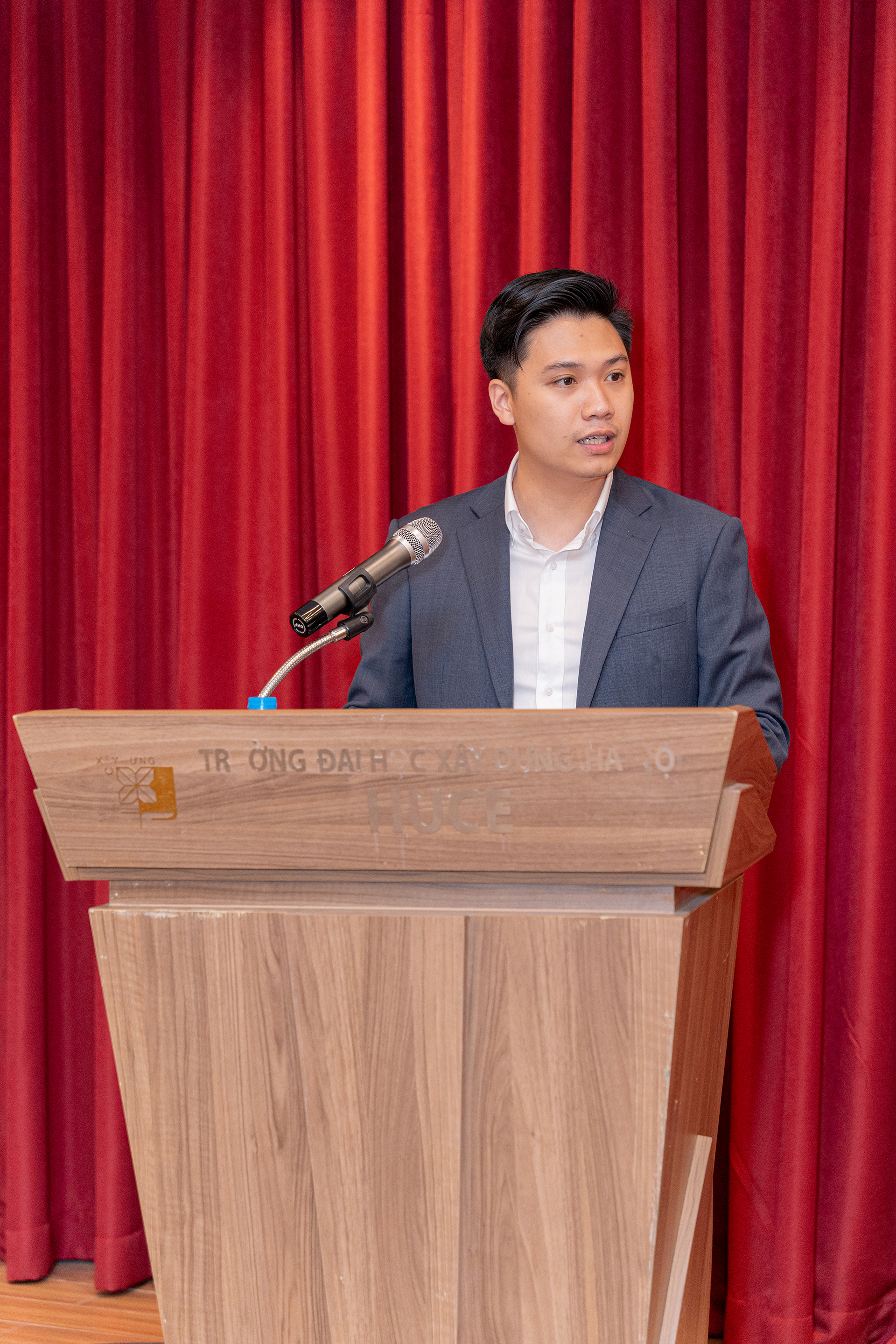 Ông Phan Anh - Tổng Giám đốc Công ty Hasse Việt Nam phát biểu tại chương trình