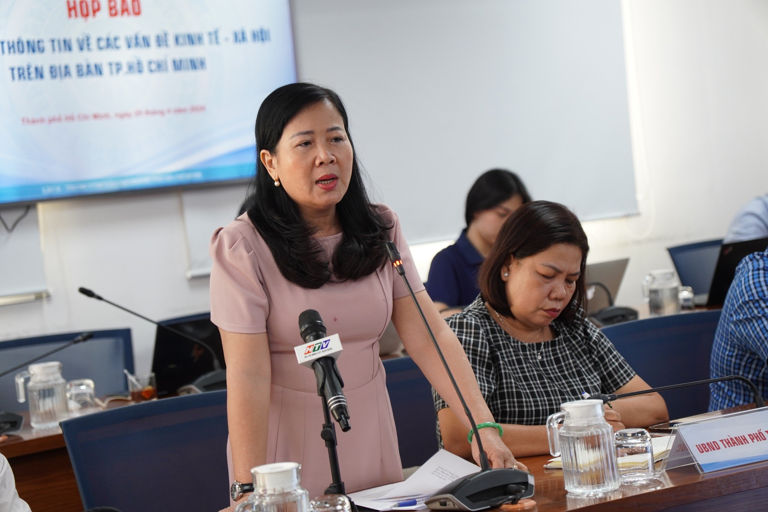 Bà Nguyễn Thị Thu Hiền, Phó phòng GD-ĐT TP.Thủ Đức, phát biểu chiều nay