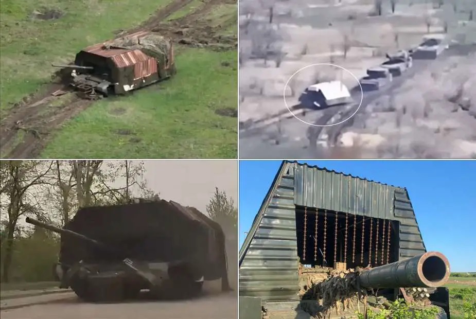 Những hình ảnh về xe tăng mai rùa trên chiến trường Ukraine