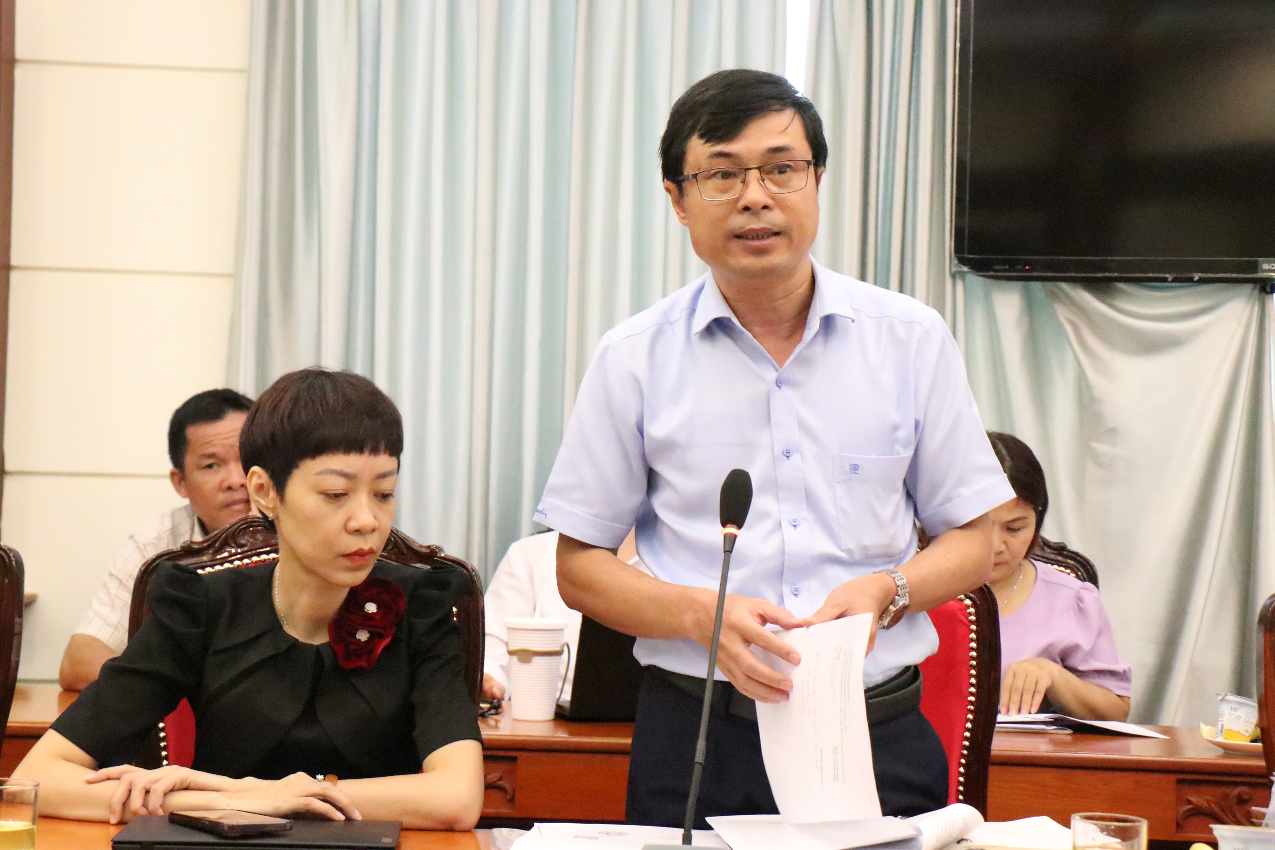 Ông Lê Ngọc Danh, Phó trưởng phòng Nghiệp vụ dược Sở Y tế TP.HCM kiến nghị thành lập cơ sở dự trữ quốc gia về thuốc hiếm