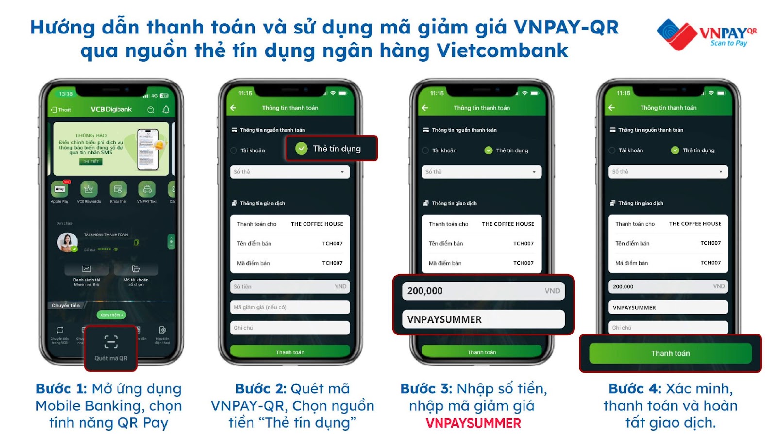 Gấp đôi ưu đãi mua sắm khi thanh toán VNPAY-QR bằng thẻ tín dụng Vietcombank - Ảnh 2.