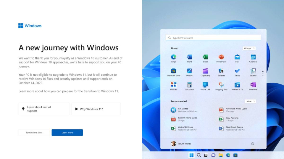 Microsoft thúc giục người dùng Windows 10 nâng cấp lên Windows 11