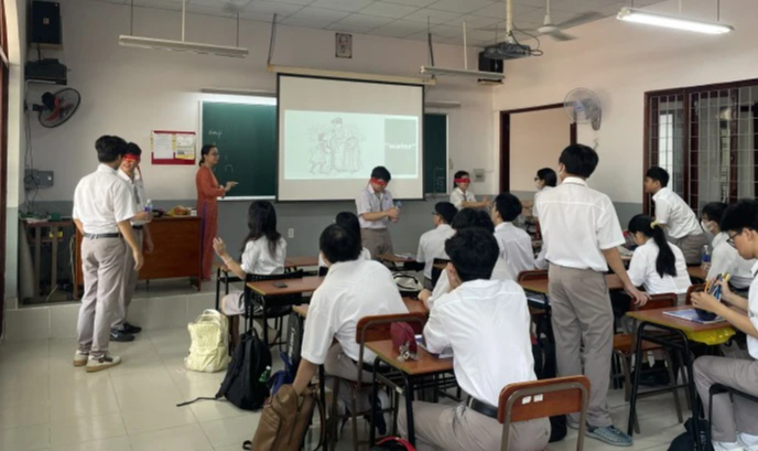 Một tiết học tại Trường THPT chuyên Lê Hồng Phong