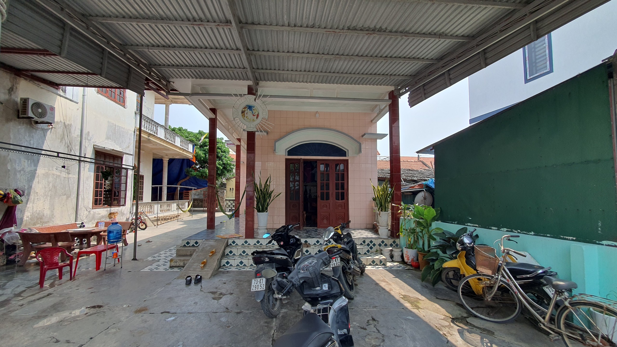 Nhà của một ngư dân đang mất tích ở thôn Tân Mỹ (P.Quảng Phúc, TX.Ba Đồn, Quảng Bình)