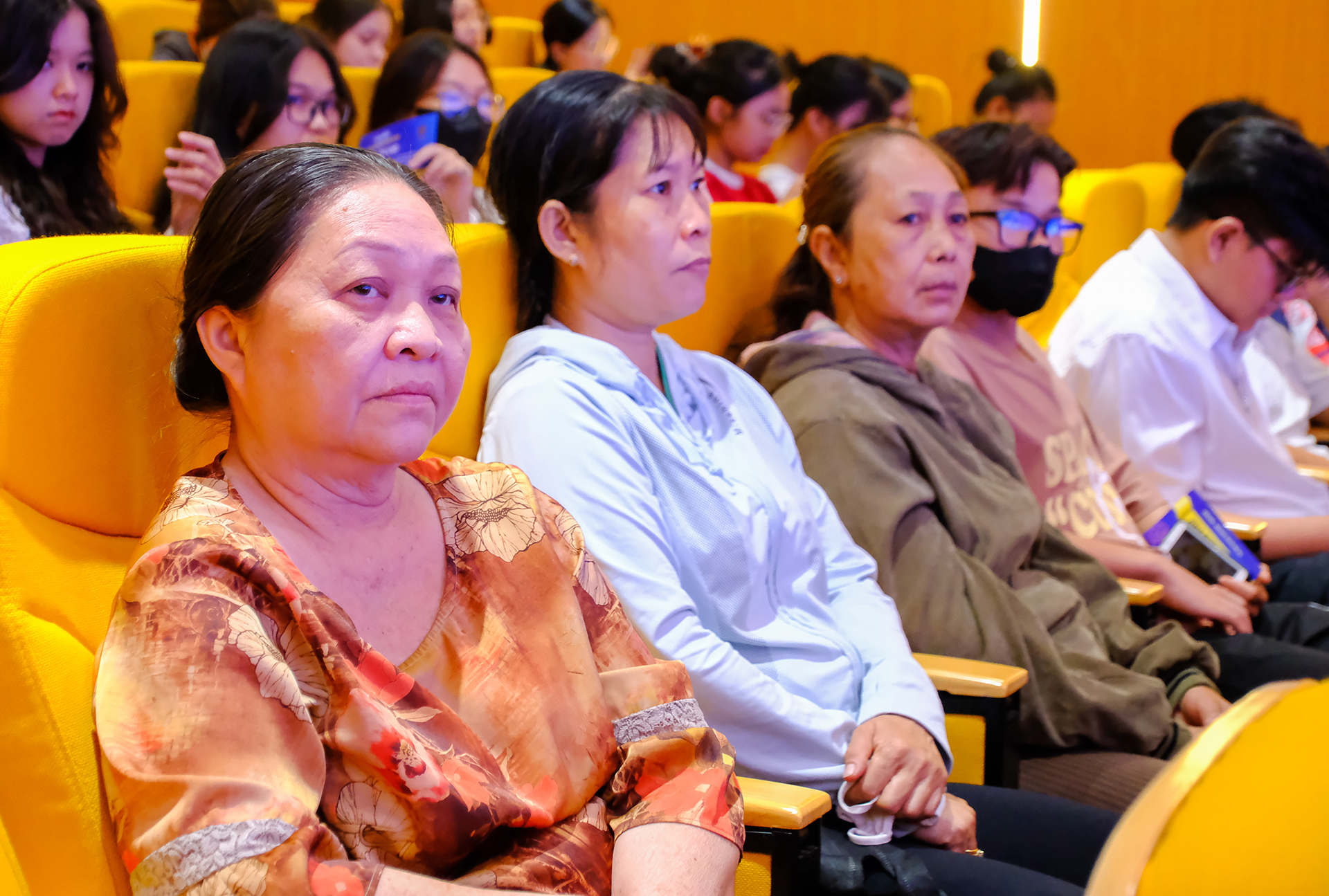 Ngoài học sinh, sự kiện còn có sự tham gia của đông đảo quý phụ huynh