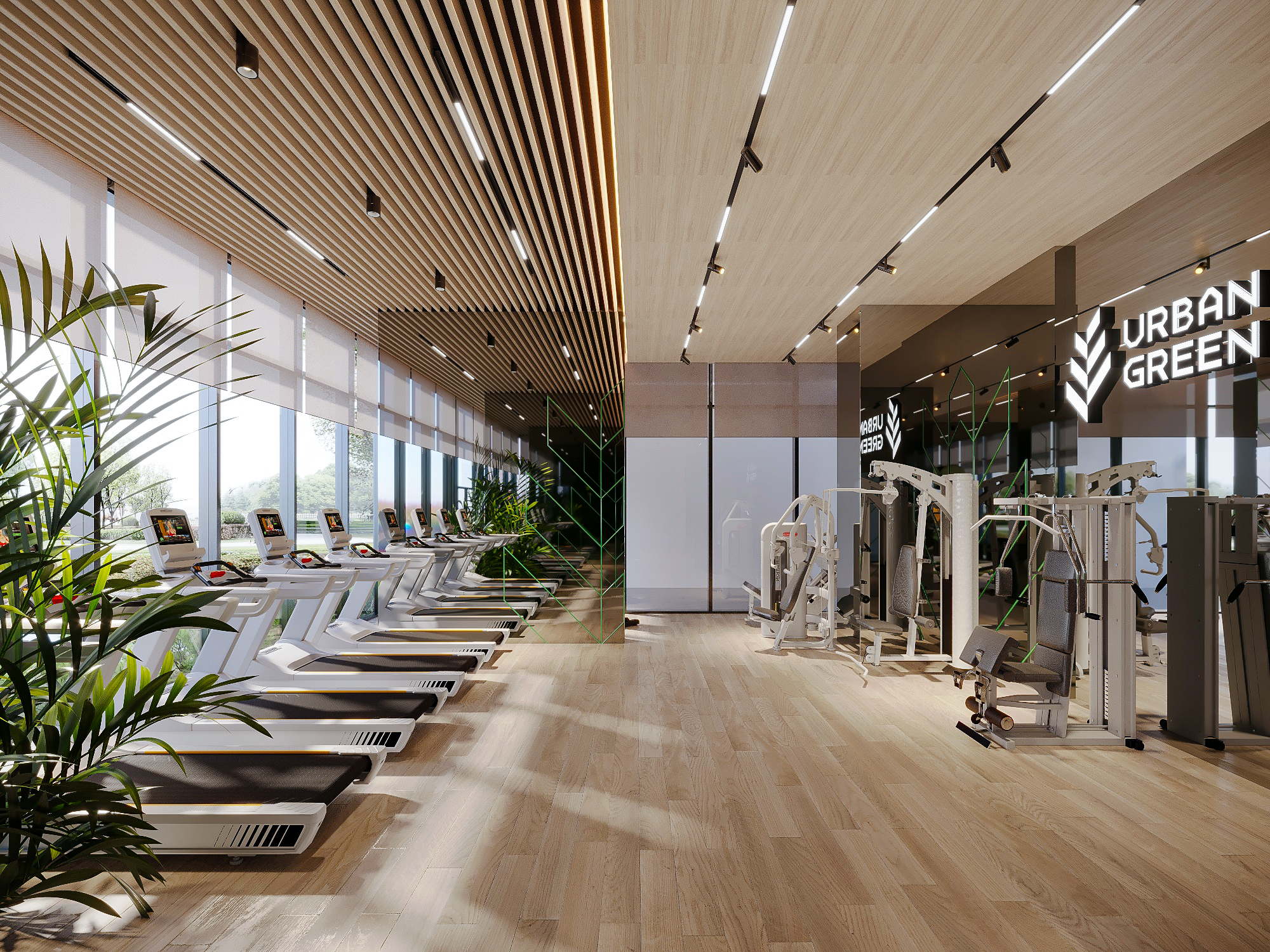 Phòng gym thuộc hệ tiện ích phong phú tại Urban Green