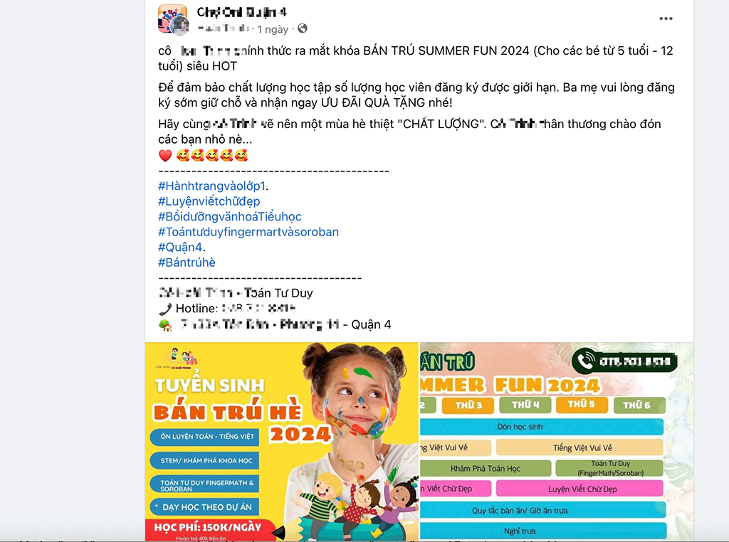 Tràn ngập dịch vụ bán trú hè- Ảnh 2.