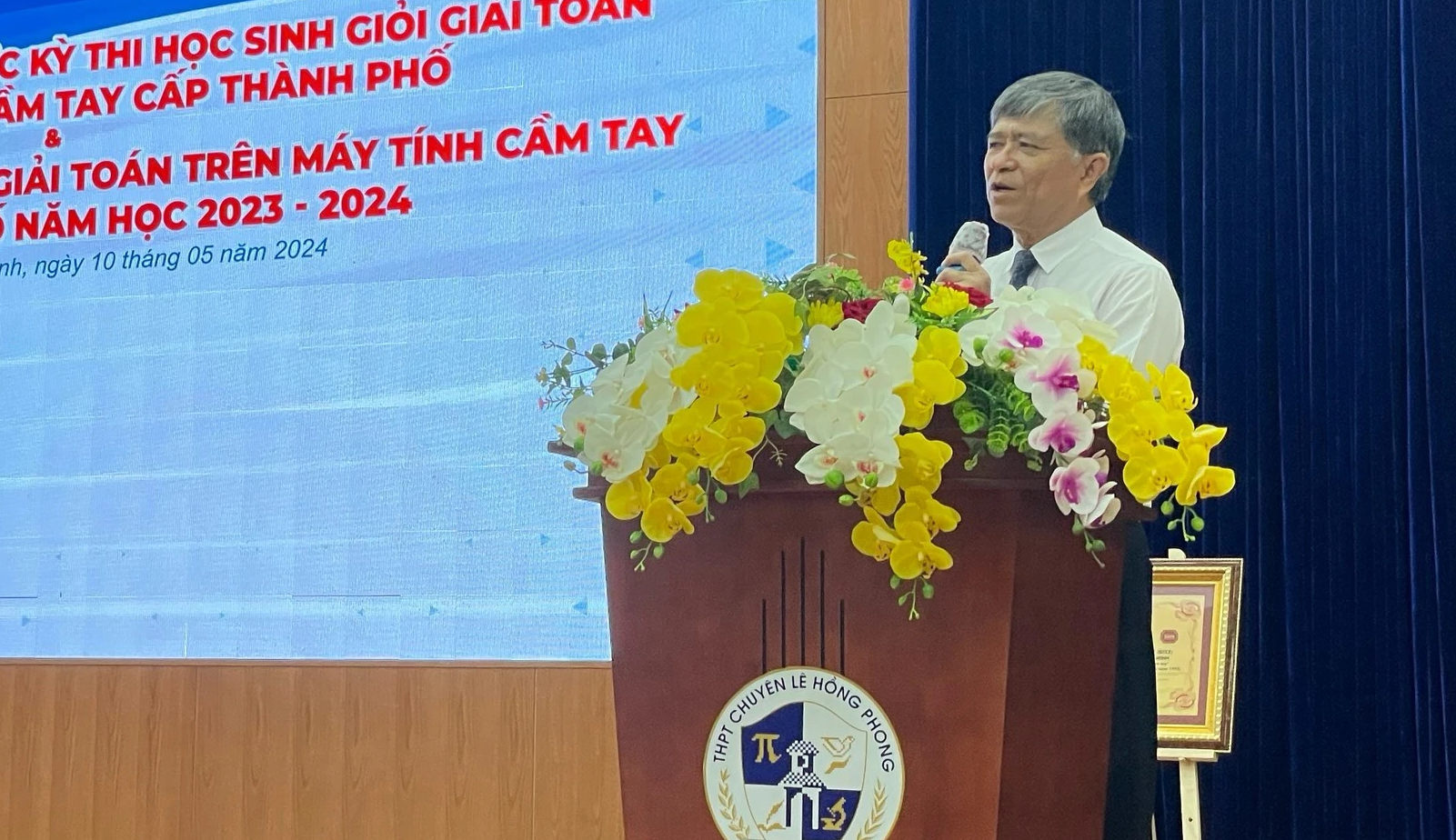 Ông Nguyễn Văn Hiếu, Giám đốc GD-ĐT TP.HCM, phát biểu