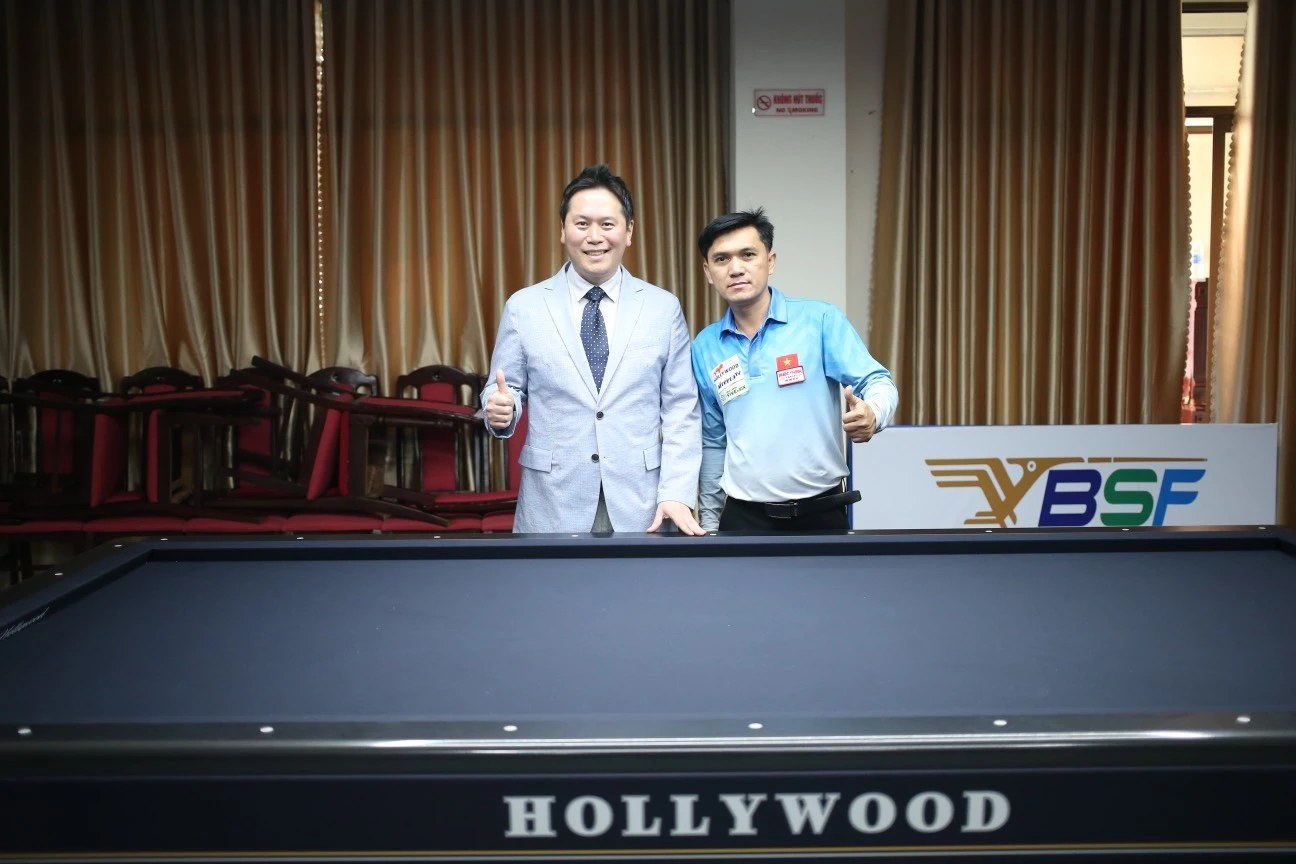 Bình luận viên Minh Điền gia nhập thương hiệu billiards hàng đầu thế giới Hollywood Bình luận viên Minh Điền gia nhập thương hiệu billiards hàng đầu thế giới Hollywood