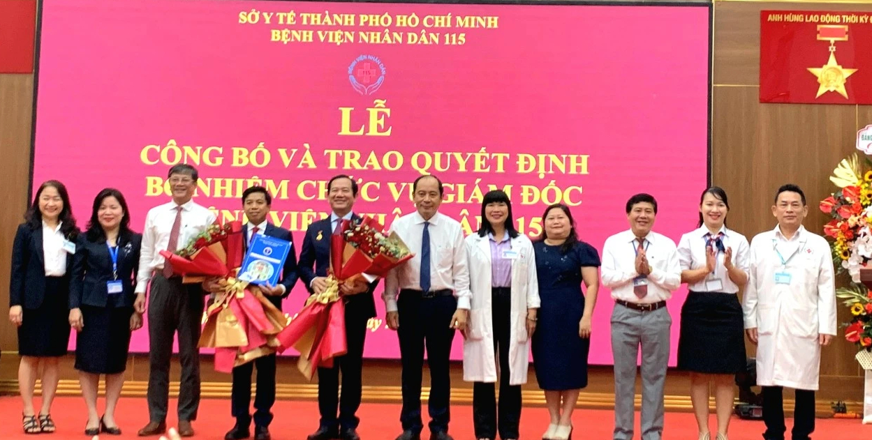 Bổ nhiệm bác sĩ Trần Văn Sóng làm Giám đốc Bệnh viện Nhân dân 115 TP.HCM- Ảnh 1. Bổ nhiệm bác sĩ Trần Văn Sóng làm Giám đốc Bệnh viện Nhân dân 115 TP.HCM- Ảnh 1.