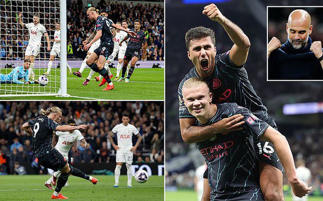 Ngoại hạng Anh: Đánh bại Tottenham, Man City tràn trề cơ hội vô địch