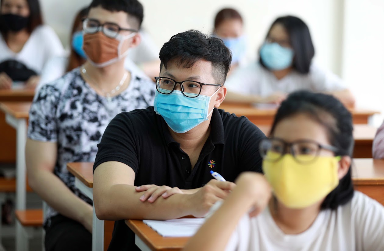 Sinh viên Trường ĐH Công nghiệp TP.HCM học kiến thức môn toán với thời lượng khác nhau tùy khối ngành