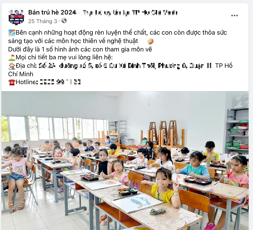 Tràn ngập dịch vụ bán trú hè- Ảnh 1.