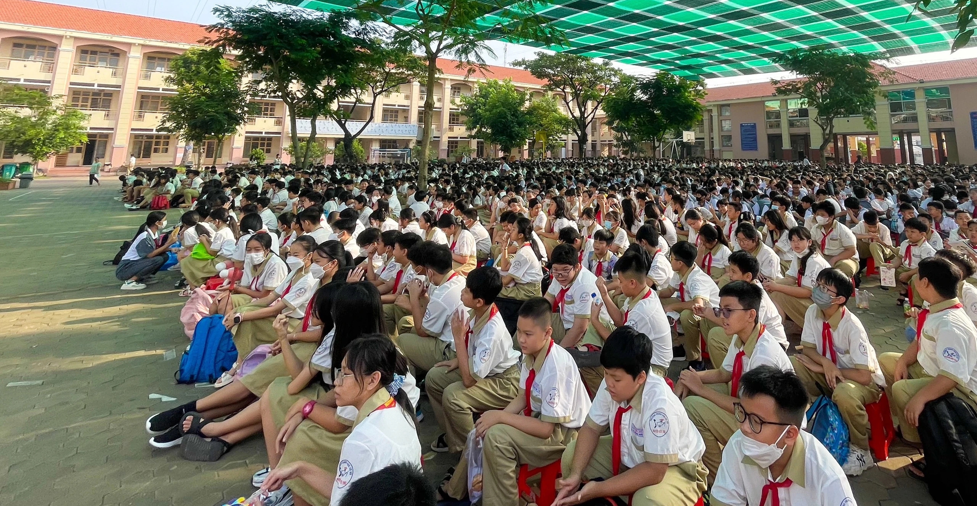 Năm nay Trường THCS Nguyễn Hữu Thọ tuyển sinh lớp 6 bằng bài khảo sát đánh giá năng lực
