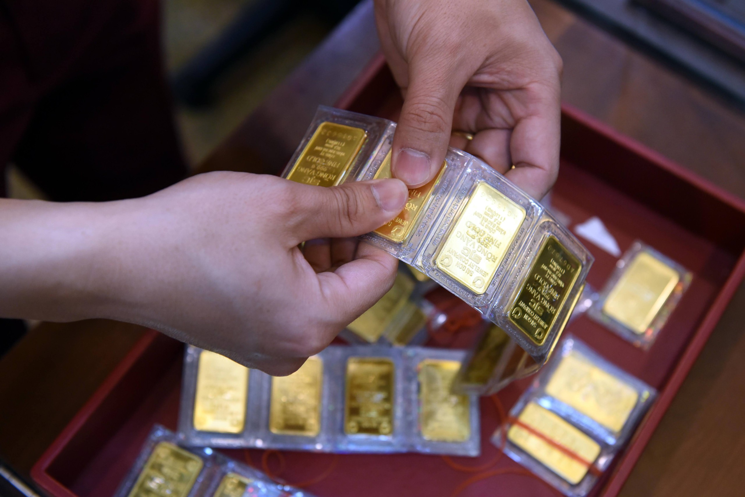 Vietcombank chỉ bán vàng, không mua vàng- Ảnh 1.