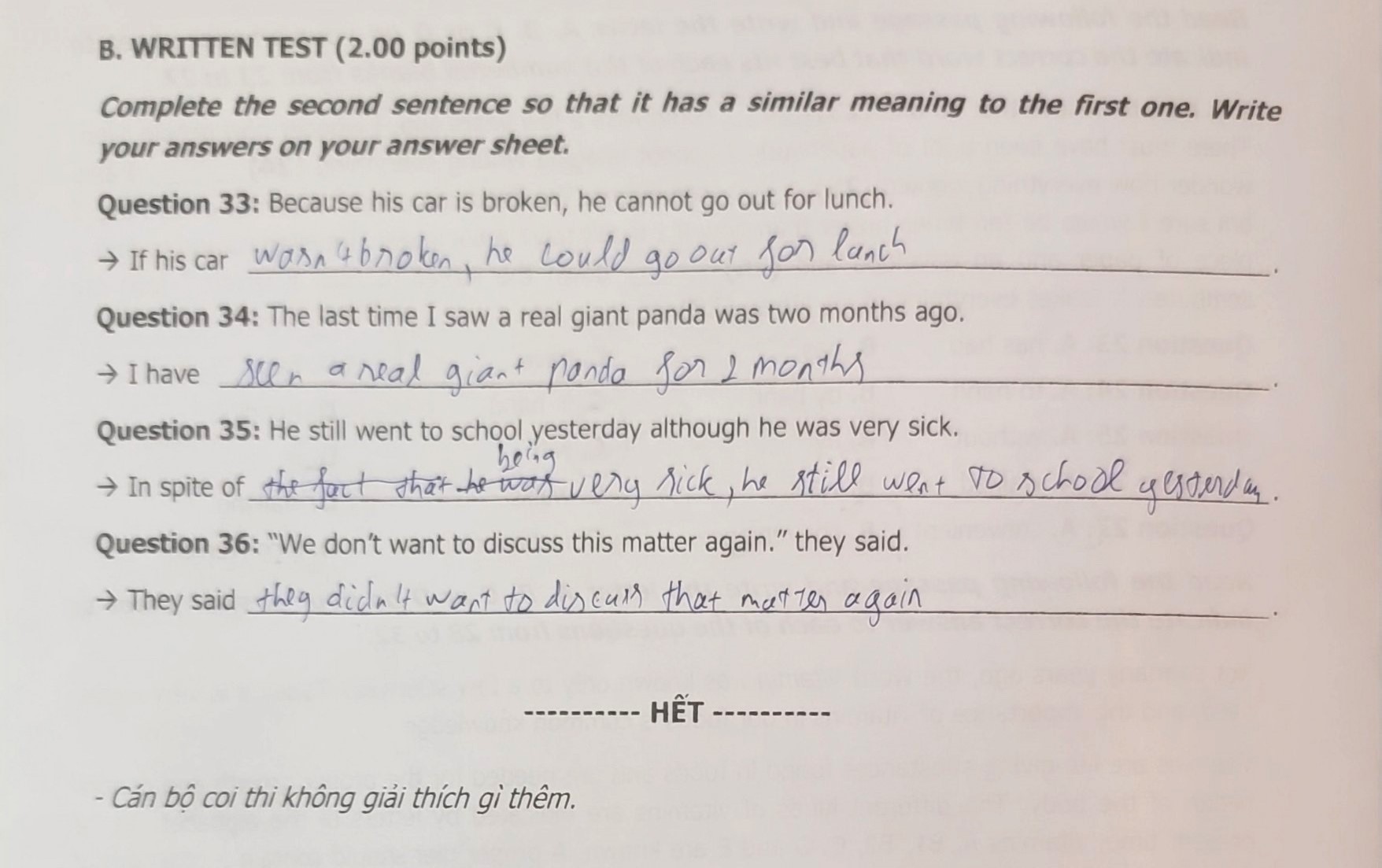 Gợi ý giải đề thi môn tiếng Anh tuyển sinh lớp 10 tỉnh Khánh Hòa- Ảnh 4.