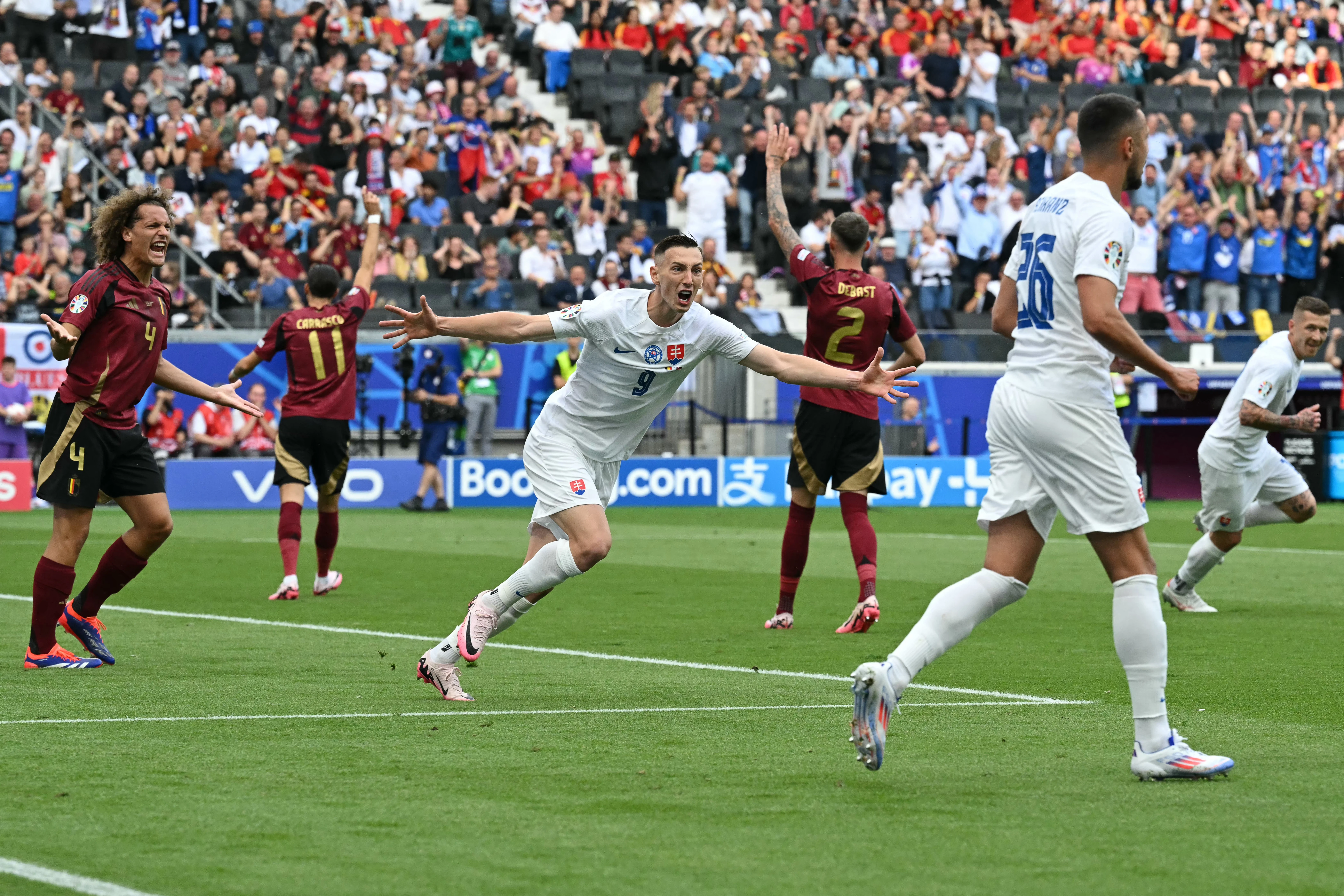 Cú sốc đầu tiên ở EURO 2024: Slovakia quả cảm hạ gục Bỉ