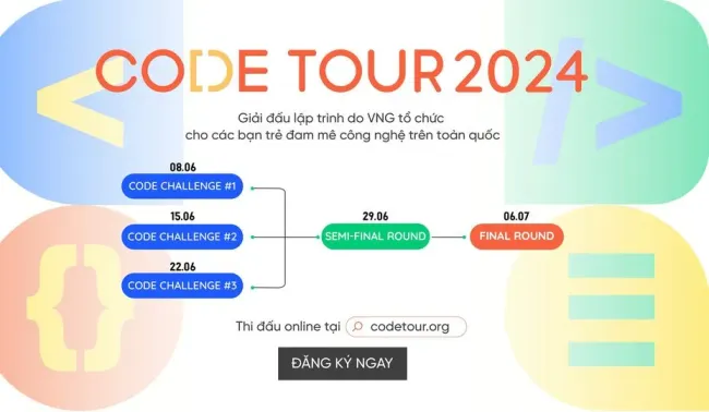 Cuộc thi lập trình Code Tour khởi động mùa mới