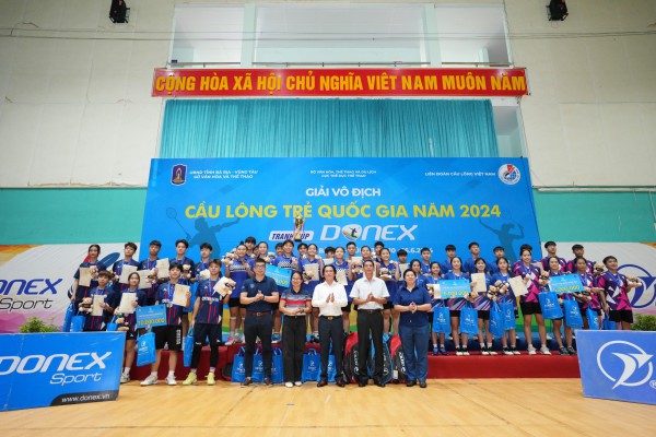 Nhiều nhân tố xuất sắc lên ngôi tại giải vô địch cầu lông trẻ quốc gia 2024
