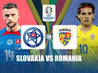 TRỰC TIẾP EURO 2024: Slovakia - Rumani | 23h00 ngày 26/6 trên VTV5