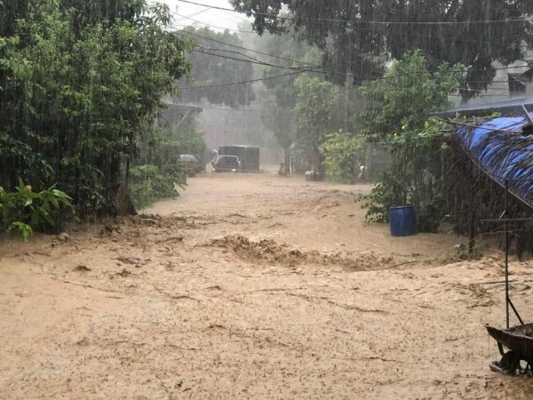 Toàn cảnh TP.Sơn La ngập lụt bởi mưa lũ