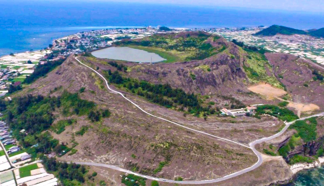 Đề xuất nâng cấp hồ chứa nước trên miệng núi lửa ở đảo Lý Sơn