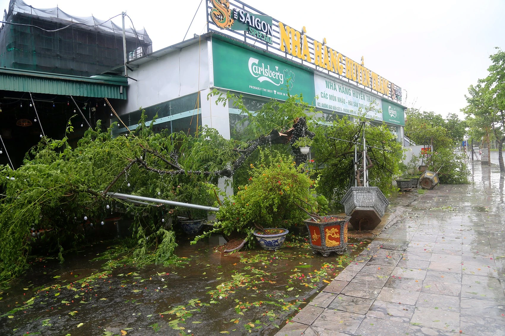 Quảng Ninh huy động hàng nghìn người dọn dẹp sau bão số 2