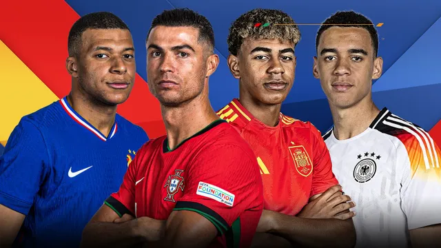 Lịch thi đấu và trực tiếp Euro 2024 hôm nay trên VTV: Đức gặp Tây Ban Nha, Pháp đối đầu Bồ Đào Nha  - Ảnh 1.