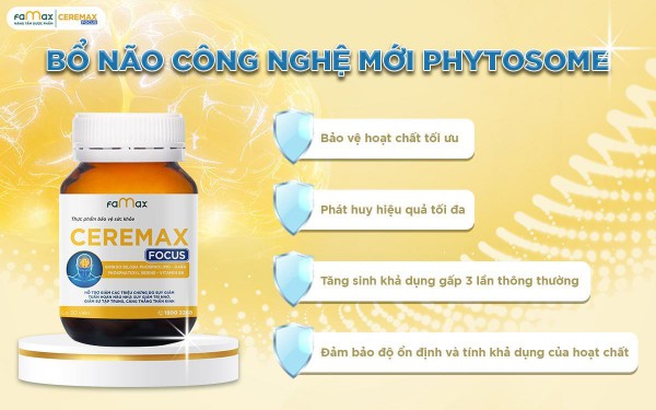 Ceremax Focus – Hỗ trợ điều trị đau đầu và suy giảm trí nhớ