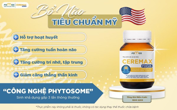 Ceremax Focus – Hỗ trợ điều trị đau đầu và suy giảm trí nhớ