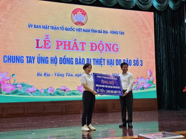 Bà Rịa-Vũng Tàu phát động ủng hộ đồng bào bị thiệt hại do bão số 3