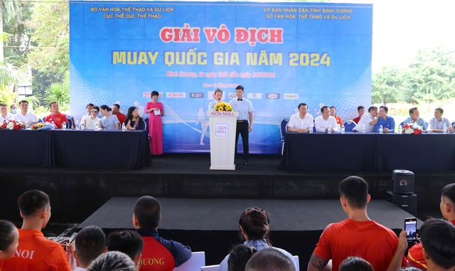 Gần 400 vận động viên tham gia Giải Vô địch Muay quốc gia năm 2024 tại Bình Dương - Ảnh 3.