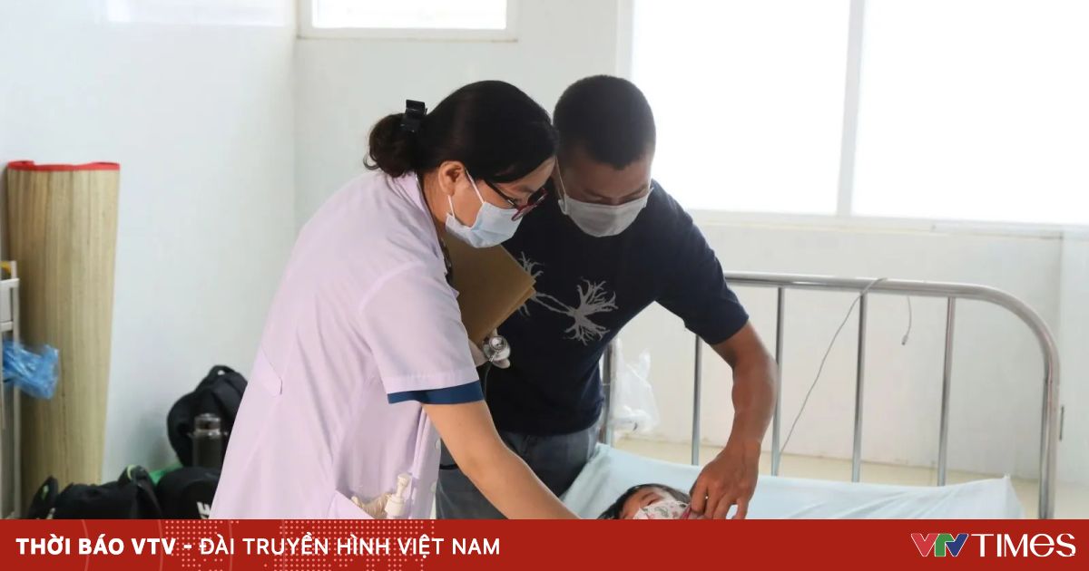 Nhiều trẻ mắc sởi bị biến chứng viêm phổi, suy hô hấp