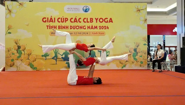 Sôi nổi Giải Cúp các Câu lạc bộ Yoga tỉnh Bình Dương năm 2024 - Ảnh 3.