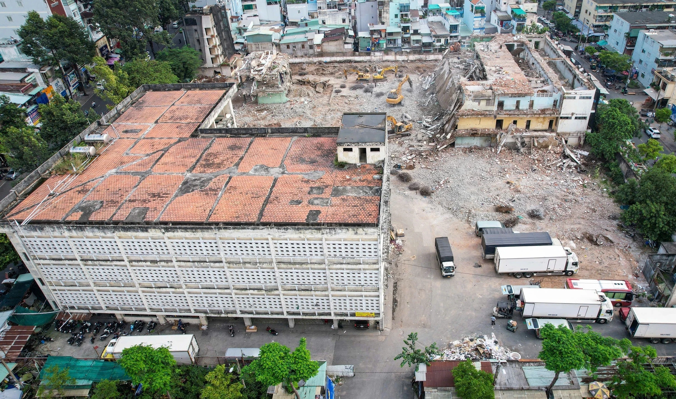 TP.HCM: 'Đất vàng' 419 Lê Hồng Phong sau 1 tháng tháo dỡ