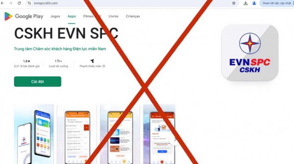 Cảnh báo website giả mạo Tổng công ty Điện lực miền Nam để lừa đảo