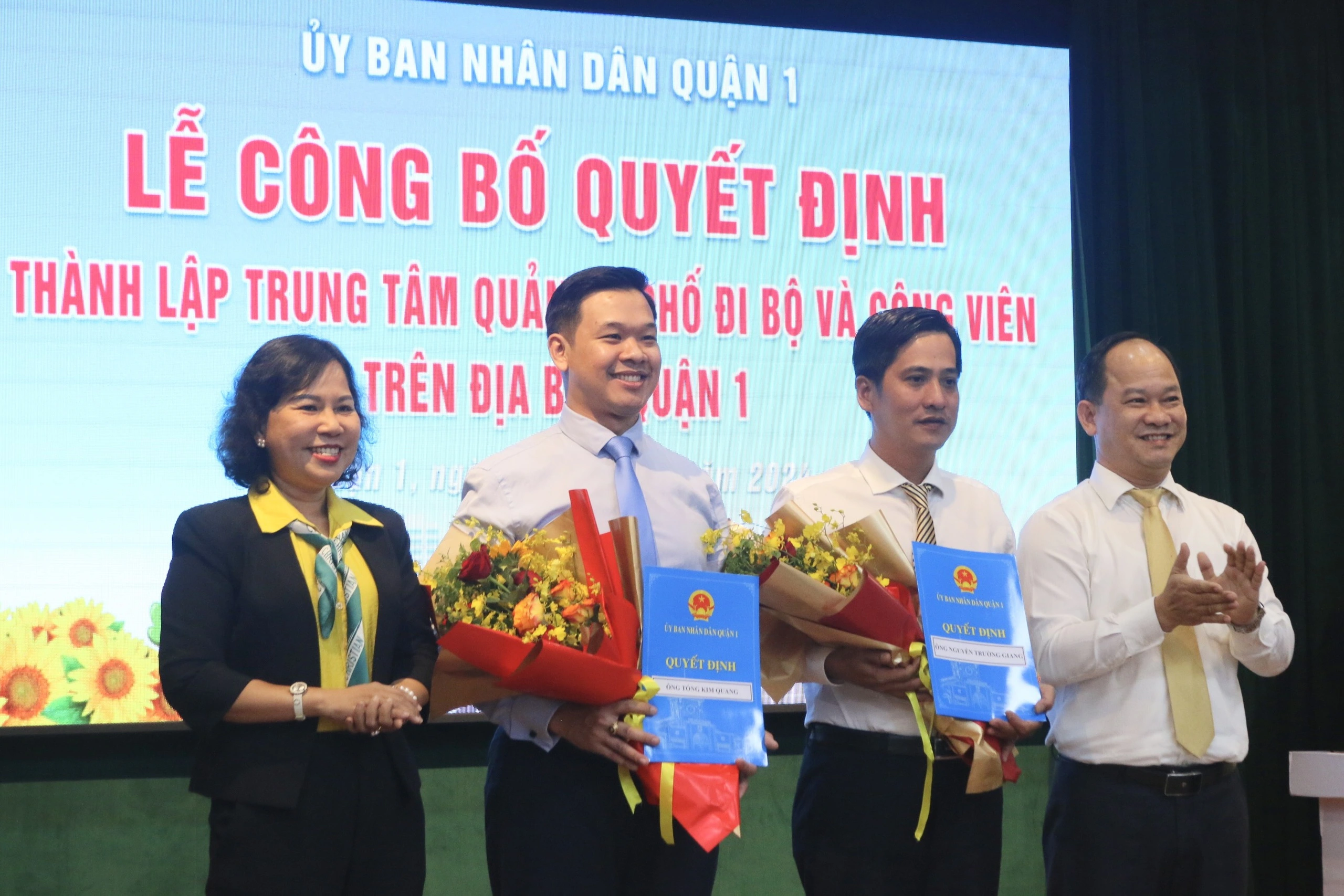 Ra mắt Trung tâm Quản lý phố đi bộ và công viên Q.1