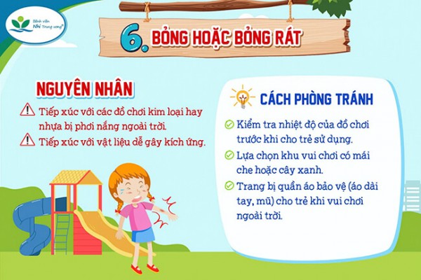 8 loại tại nạn thường gặp ở trẻ